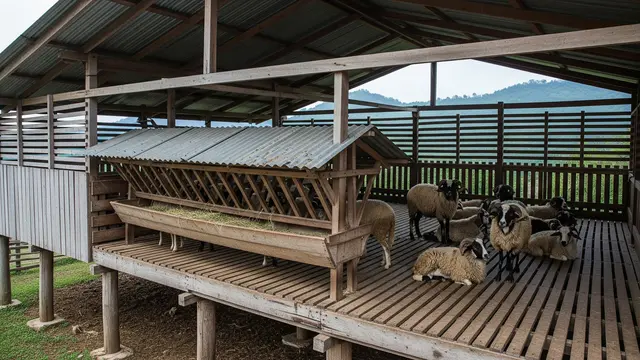 Kandang Domba Garut Tanpa Ngarit