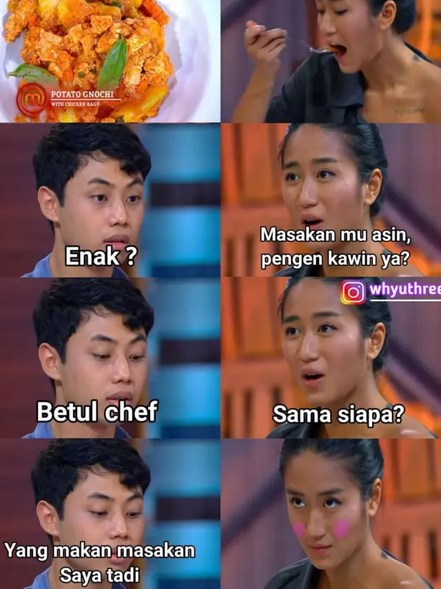 Gombalan Lucu Ala MasterChef Ini Bikin Tepuk Jidat
