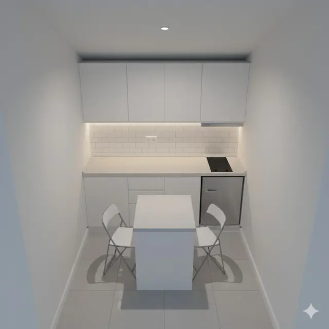 Dapur Kecil Ukuran 1x1 Sederhana. Gemini
