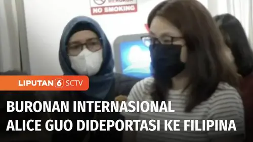 VIDEO: Buronan Nomor 1 Filipina Alice Guo Dideportasi dari Indonesia