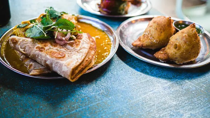 Ilustrasi makanan India