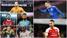 Berikut ini daftar top skor sementara Premier League. Jammy Vardy berada di puncak dengan koleksi 19 gol sementara Aubameyang menempati posisi ke dua dengan catatan 17 gol.