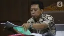 Terdakwa dugaan suap jual-beli jabatan di lingkungan Kemenag, M Romahurmuziy saat menjalani sidang lanjutan di Pengadilan Tipikor, Jakarta, Rabu (23/10/2019). Sidang mendengar keterangan saksi, salah satunya Kepala Kemenag Gresik Muafaq Wirahadi (Liputan6.com/Helmi Fithriansyah)