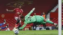 Marcus Rashford diorbitkan ke skuad utama Manchester United pada tahun 2016 lalu. Sejak itu, namanya langsung naik daun karena penampilan impresif dan konsistennya di setiap musim bersama Setan Merah. (Foto: AFP/Pool/Phil Noble)