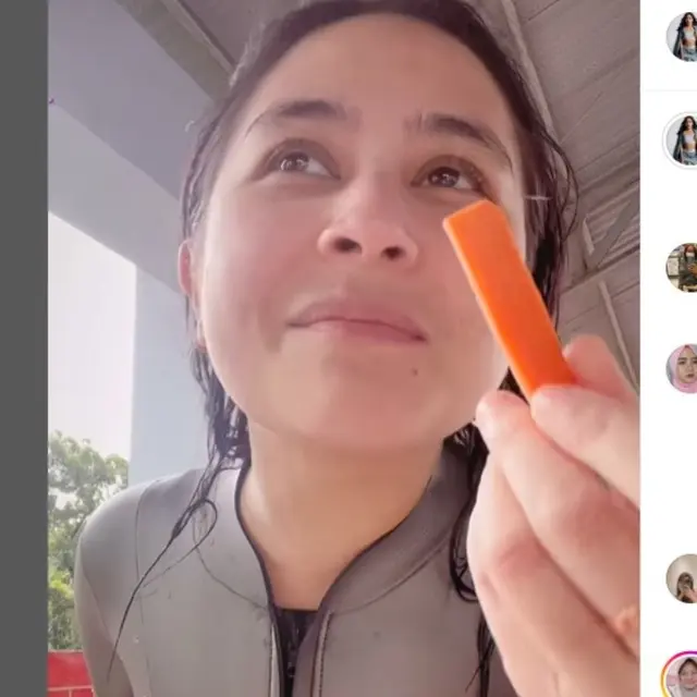 Pola Makan Sehat ala Prilly Latuconsina, Ngemil Sayuran Usai Latihan Diving.  foto (dok.Instagram @prillylatuconsina96/https://www.instagram.com/p/DFklFZDT_Gh/Henry)
