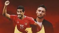 Timnas Indonesia - Ricky Kambuaya. dan Marc Klok (Bola.com/Adreanus Titus)