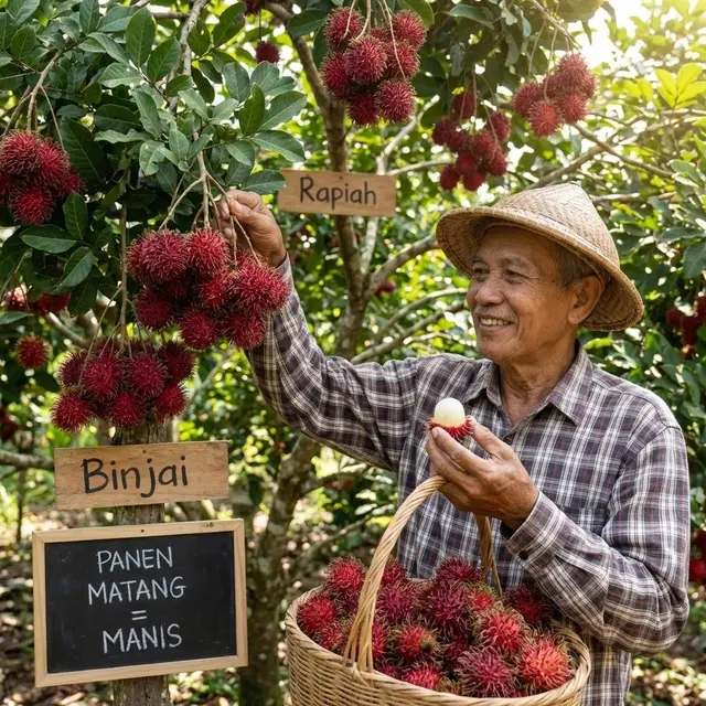 Tips Supaya Buah Rambutan Berbuah Manis