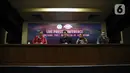 Erick Thohir yang merangkap sebagai Menteri BUMN itu mengklaim terdapat beberapa kategori penjualan tiket untuk laga skuad Garuda melawan sang juara Piala Dunia 2022. (Liputan6.com/Faizal Fanani)