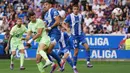 Untuk sementara, Robert Lewandowski berhasil mencetak 10 gol di LaLiga musim 2024/2025. (Cesar Manso/AFP)