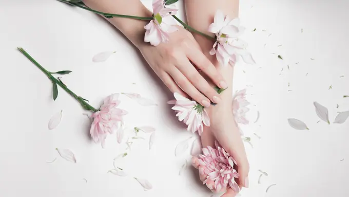 Ilustrasi kecantikan tangan