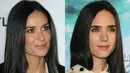 Banyak yang setuju jika Jennifer Connelly dan Demi Moore cocok jadi kembar identik. Mereka punya beberapa fitur wajah yang mirip dan sulit dibedakan. [Twitter]