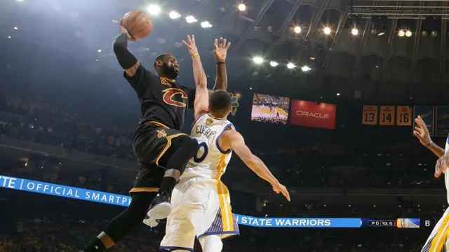 Bintang Cleveland Cavaliers, LeBron James.