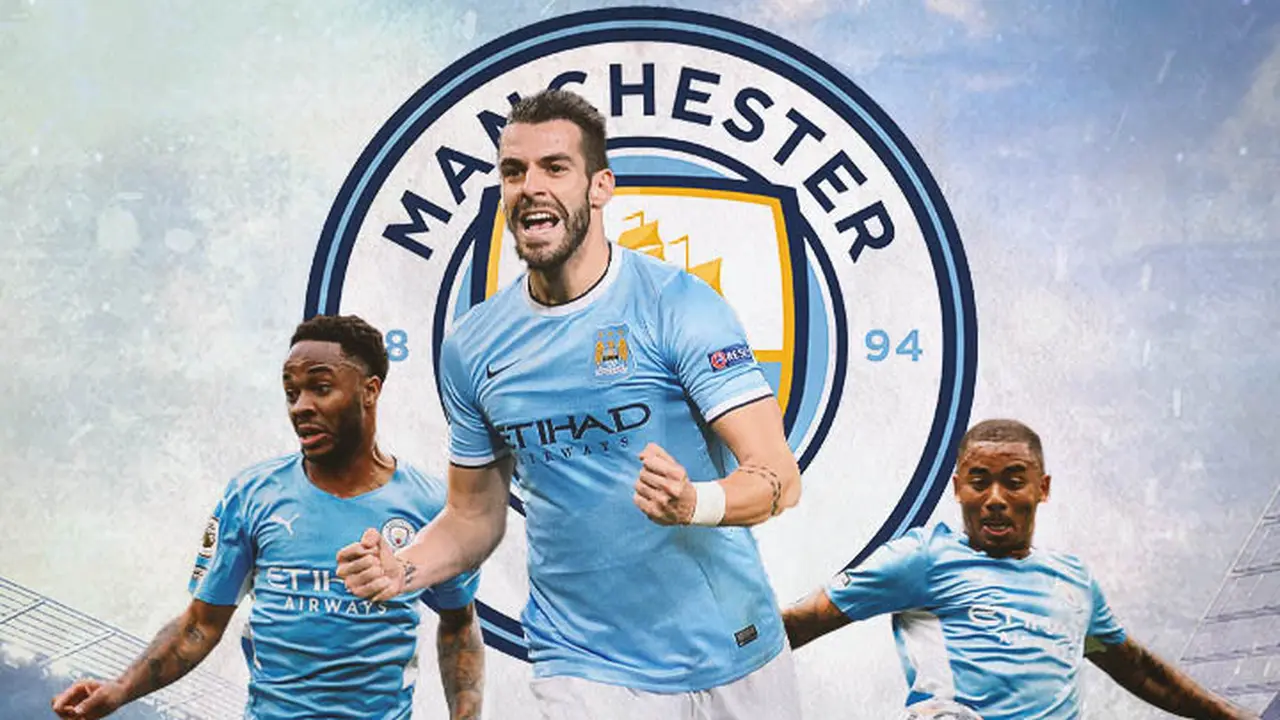 Manchester City - Raheem Sterling, Alvaro Negredo, Gabriel Jesus
