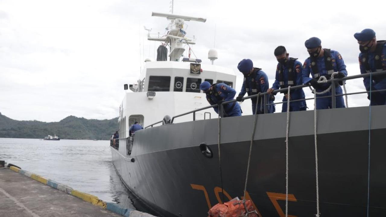 Personel dan kapal Polairud ini dilepas dalam sebuah Apel Pemberangkatan di Dermaga Polairud Polda Sulut, Selasa (1/12/2020).