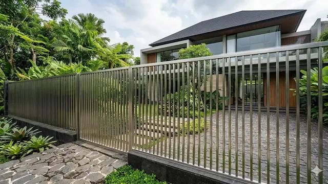 Desain Pagar Modern yang Sulit Dipanjat Tetapi Tetap Estetik