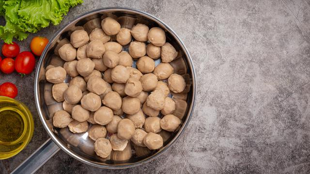 Ilustrasi bakso daging sapi