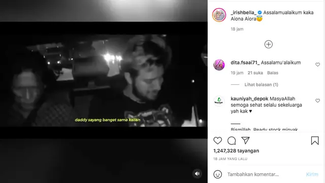 Ammar Zoni dan Irish Bella Ajak Baby Air Ziarah ke Makam Kakak Kembarnya, Beri Pesan tentang Kematian