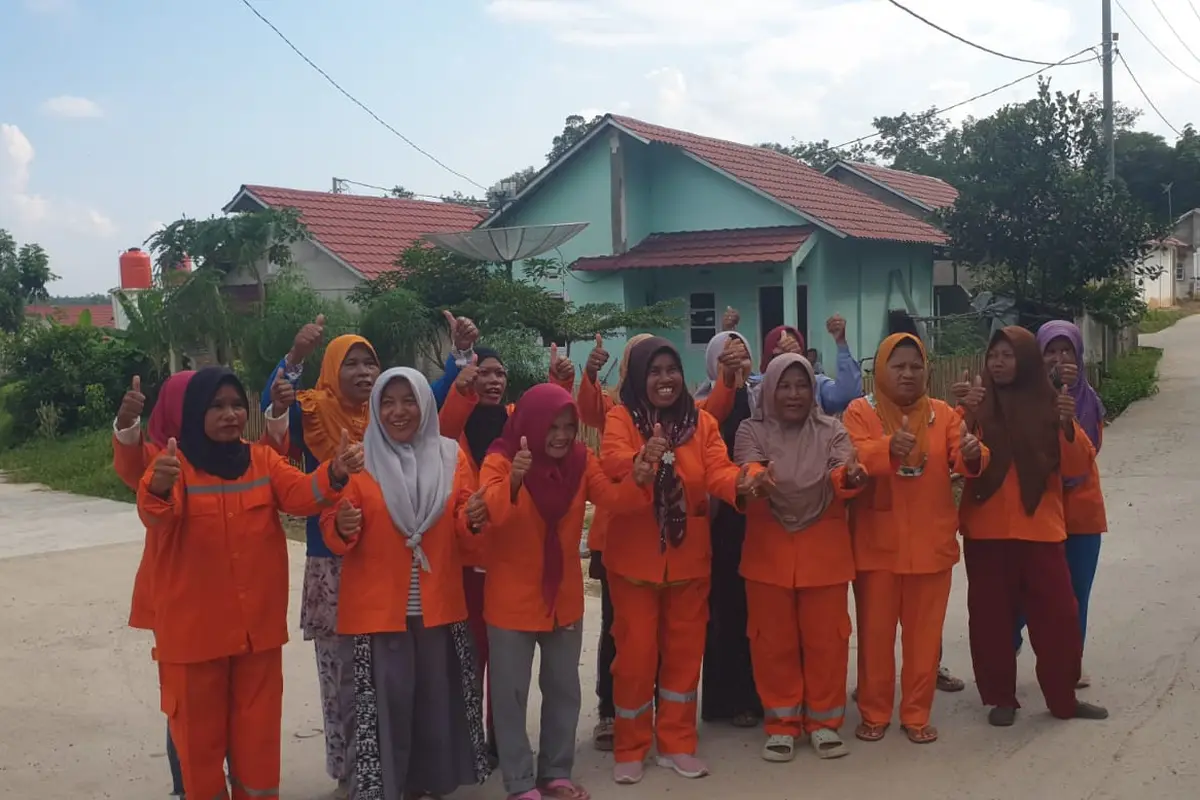 Kementerian PUPR telah rampung membangun rumah untuk tukang sapu jalanan di Kota Prabumulih, Sumatera Selatan. (Dok Kementerian PUPR)