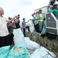 Gubernur Jawa Tengah (Jateng) Ganjar Pranowo mengajak para petani milenial untuk ikut menggenjot produktivitas padi di panen raya Jateng. (istimewa)