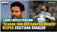 Lionel Messi Pensiun dari Timnas Argentina, Cristiano Ronaldo Kirim Pesan Penuh Respek: “Sejarah yang Bertahan Selamanya”