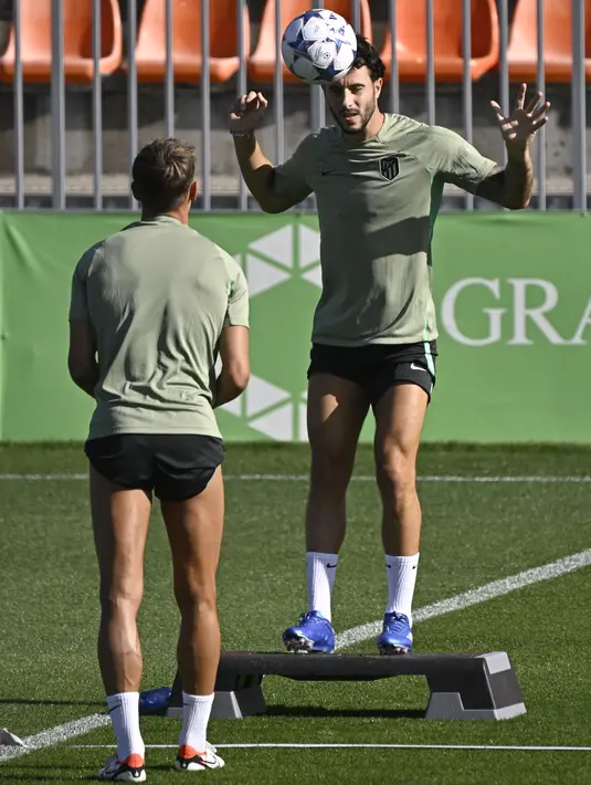 Atletico Madrid akan menjamu Feyenoord di Civitas Metropolitano ini akan kick-off Rabu, 4 Oktober 2023, jam 23:45 WIB. (JAVIER SORIANO / AFP)