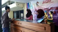 Salah satu Posko Wisata Lebaran di Kantor Dinas Pariwisata Yogya. (Liputan6.com/Fathi Mahmud)