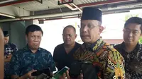 Kepala Kejati Sulsel, Tarmizi mengatakan pihaknya gandeng KPK dalam penuntasan kasus dugaan korupsi lampu jalan di Sulbar (Liputan6.com/ Eka Hakim)