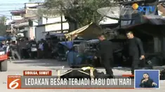 Polisi pastikan istri terduga teroris Sibolga yang sempat ledakkan bom di depan rumah, telah tewas bersama ketiga anaknya.