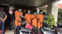 Sindikat Curanmor Tangerang dibekuk Polres Metro Tangerang. (Pramita Tristiawati/Liputan6.com)