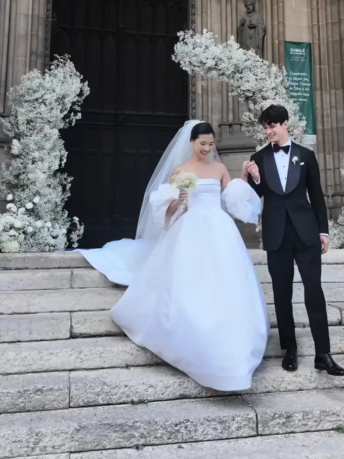 Pernikahan Mewah Pewaris Givenchy, Sean Taffin, dan Jung Dahye Perpaduan Elegansi Paris