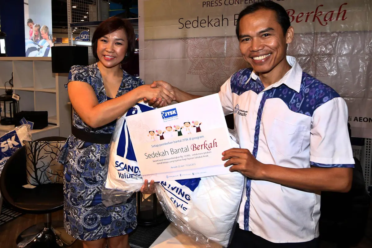 JYSK Sedekah Bantal Berkah
