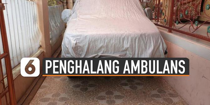 VIDEO: Mobil Penghalang Ambulans Diduga Pakai Pelat Palsu