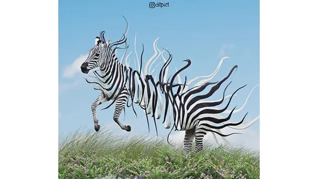 Viral, 7 Karya Ilustrasi Digital Hewan Ini Kreatif Banget