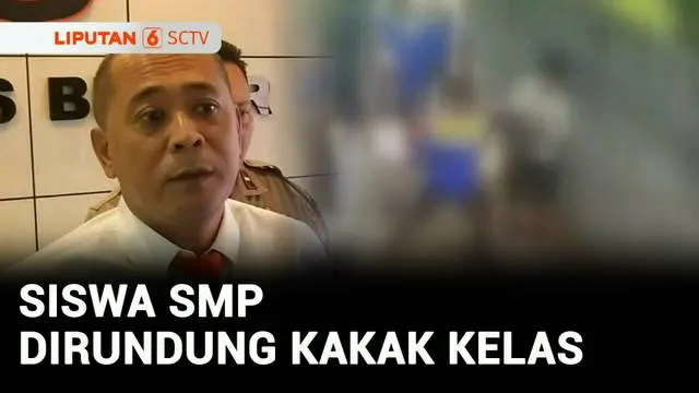VIDEO: Siswa SMP di Blitar Dirundung Massal oleh Kakak Kelas, Polisi Turun Tangan