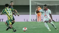 Malut United memetik kemenangan tujuh gol tanpa balas atas PSBS Biak pada laga pekan ke-30 BRI Super League musim ini di Stadion Maguwoharjo, Sleman, Selasa (28/04/2026) malam WIB. (dok. Malut United)
