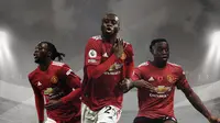 Pemain Manchester United: Aaron Wan-Bissaka. (Bola.com/Dody Iryawan)