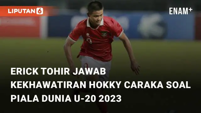 Erick Thohir menjawab pesan Pemain Timnas Indonesia U-20 Hokky Caraka di medsos. Ketum PSSI itu berjanji akan berusaha maksimal agar tidak ada mimpi yang dikorbankan
