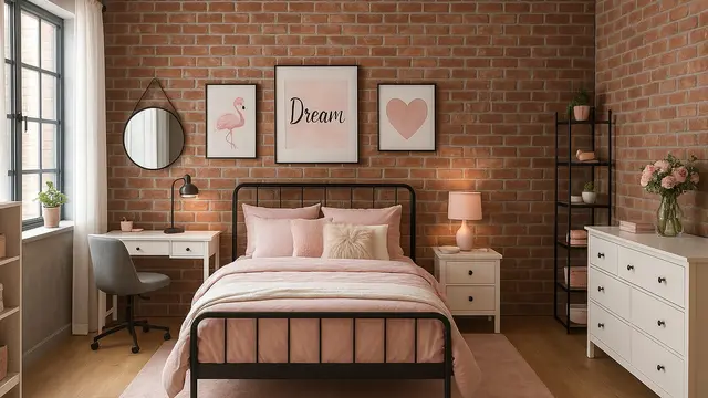 Gambar Desain Kamar Tidur Remaja Perempuan yang Instagramable