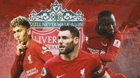 Liverpool - Firmino, Naby Keita, James Milner (Bola.com/Decika Fatmawaty)