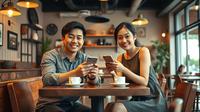 caption romantis singkat tidak alay ©Ilustrasi dibuat AI