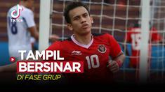 Berita video TikTok Bola tentang empat pemain Timnas Indonesia U-23  yang bersinar di fase grup SEA Games 2021.