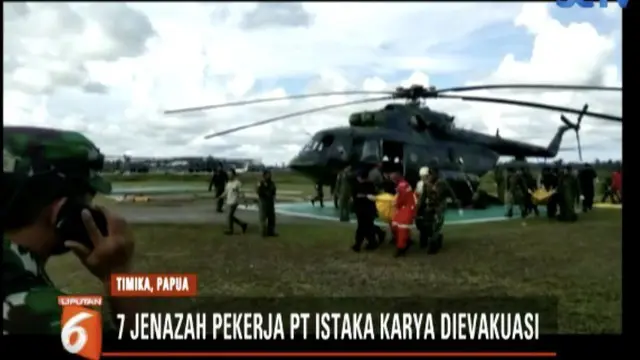 Berhasil Dievakuasi, 7 Korban KKB Papua Diidentifikasi Tim DVI Mabes Polri