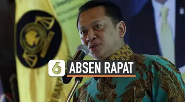 Politikus Golkar dan bakal calon ketum Bambang Soesatyo (Bamsoet) terlihat kembali absen dalam rapat pleno partai Golkar di kantor DPP, Jalan Anggrek Neli, Slipi, Jakarta, Rabu (13/11/2019). Padahal, sebelumnya Ketua MPR itu getol mendorong digelarny...