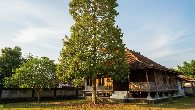 13 Jenis Pohon Tinggi yang Cocok Ditanam Dekat Rumah Desa Tanpa Merusak Pondasi