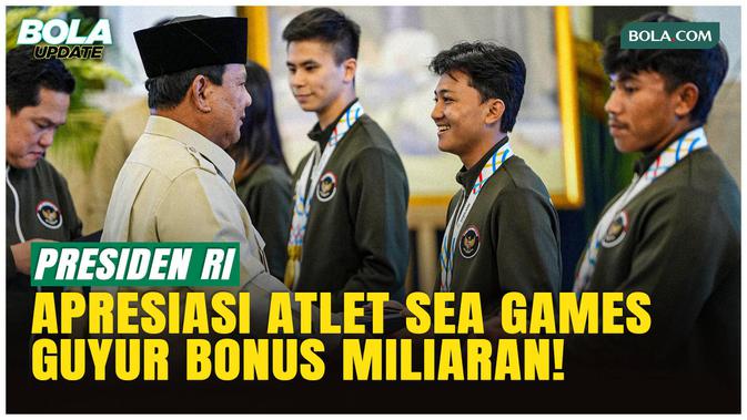 Cair! Prabowo Serahkan Bonus Rp1 Miliar untuk Atlet Emas SEA Games 2025
