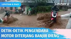 Hujan deras selama 2 jam di dataran tinggi Dieng mengakibatkan banjir di jalan raya menuju Kawasan Wisata Dieng. Sejumlah kendaraan sempat terseret banjir berarus deras itu. Banjir diduga kuat terjadi akibat tersumbatnya saluran air oleh sampah.