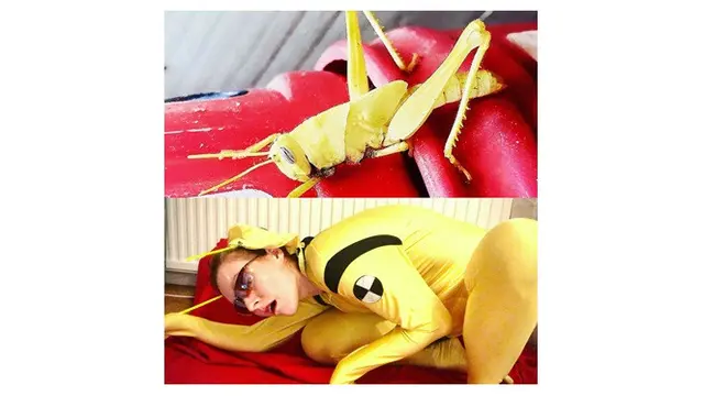 7 Cosplay Low Budget Tiru Hewan dan Tanaman Ini Bikin Geleng Kepala