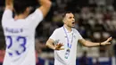 Selama periode tersebut, tim nasional Uzbekistan mencetak total 13 gol dan hanya kebobolan 5 gol. Dengan rata-rata 2,25 poin per pertandingan, tim tampil baik dengan raihan 18 poin. (AFP/KARIM JAAFAR)