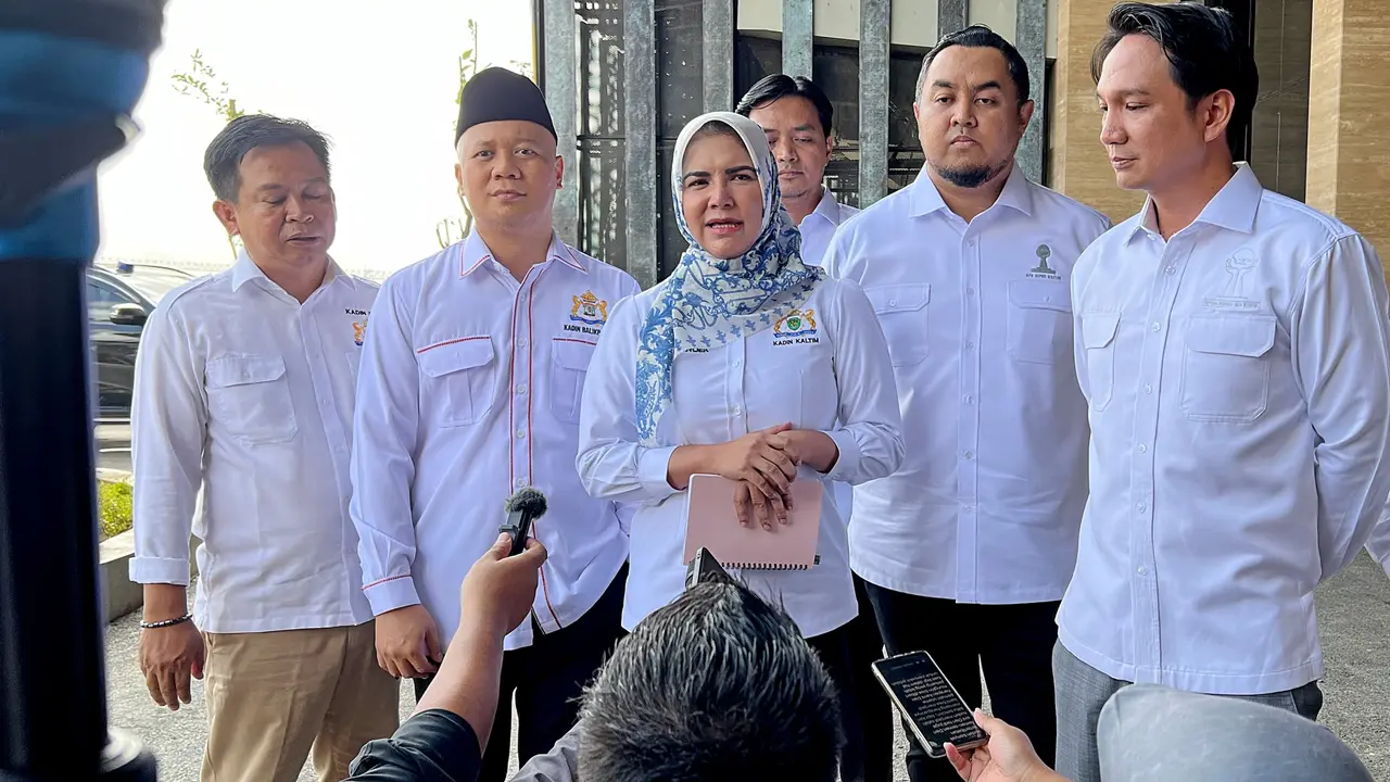 Ketua Umum KADIN Kaltim Donna Faroek di Istana Garuda, IKN, Selasa (30/7/2024).