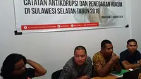 ACC Sulawesi mendesak dua orang tersangka dugaan korupsi hibah Pilwalkot Makassar jadi justice collaborator (Liputan6.com/ Eka Hakim)